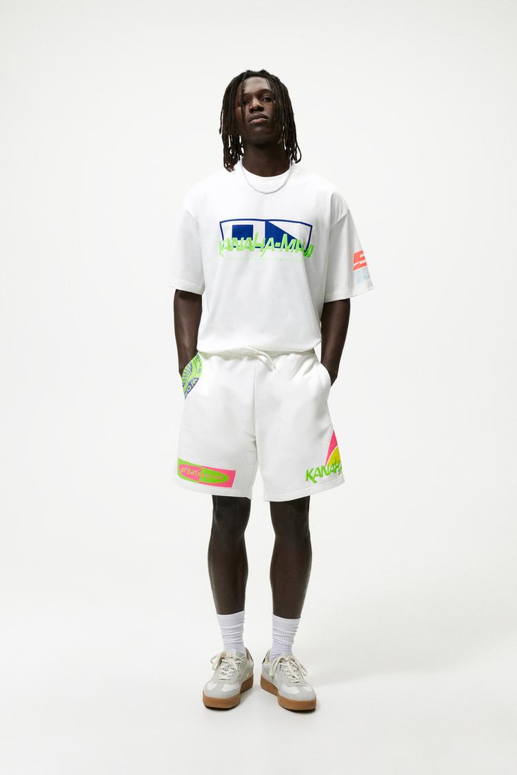 Zara jogger shorts sales